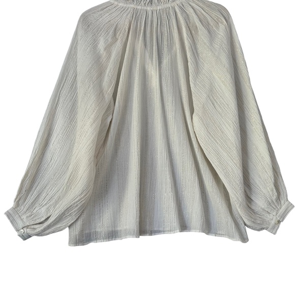 Joie | The Elza Blouse in Porcelain Size S - Picture 8 of 12